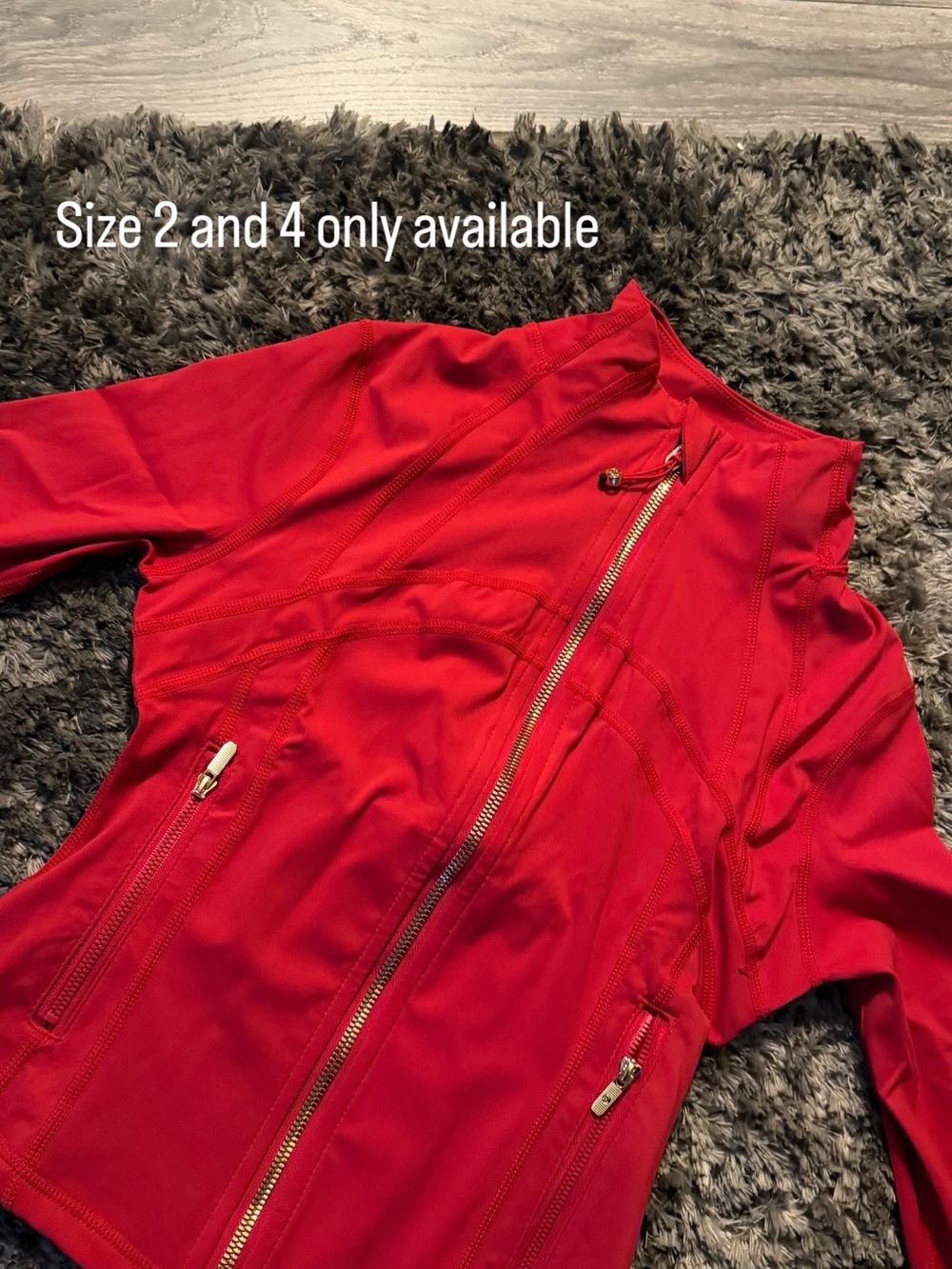 Women’s Red Jacket Lululemon